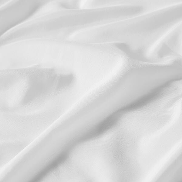 Tissu voile en coton et soie super léger – blanc,  image number 2