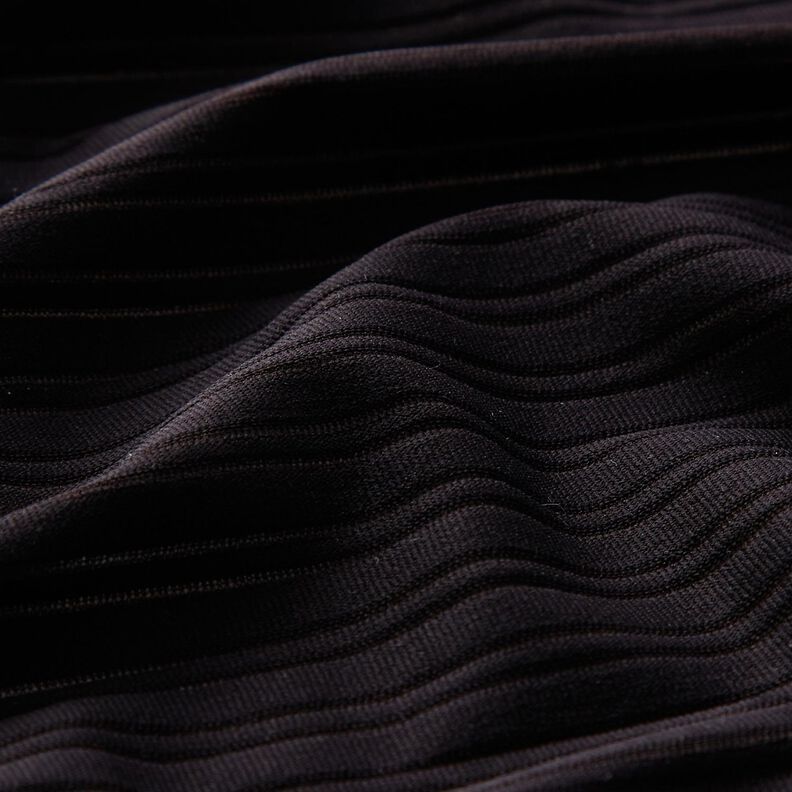 Jersey dévoré Rayures – noir,  image number 2