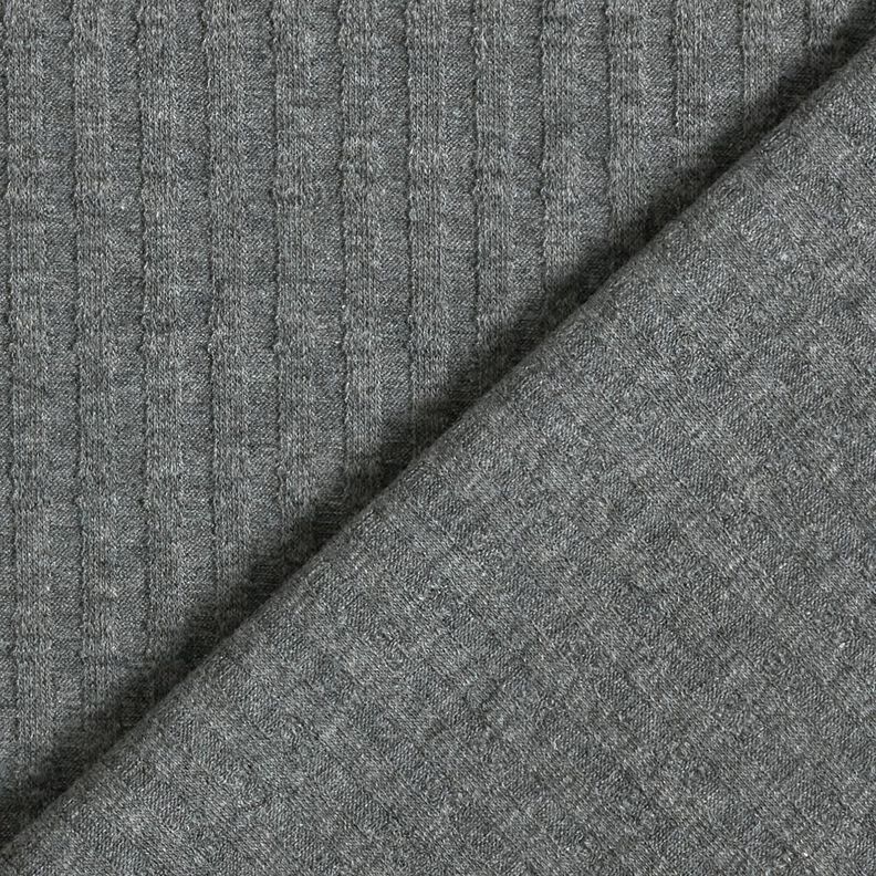 Jersey côtelé Modèle de tricot – gris foncé,  image number 4