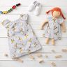 Tissu double gaze de coton Giraffen – blanc/jaune soleil,  thumbnail number 7
