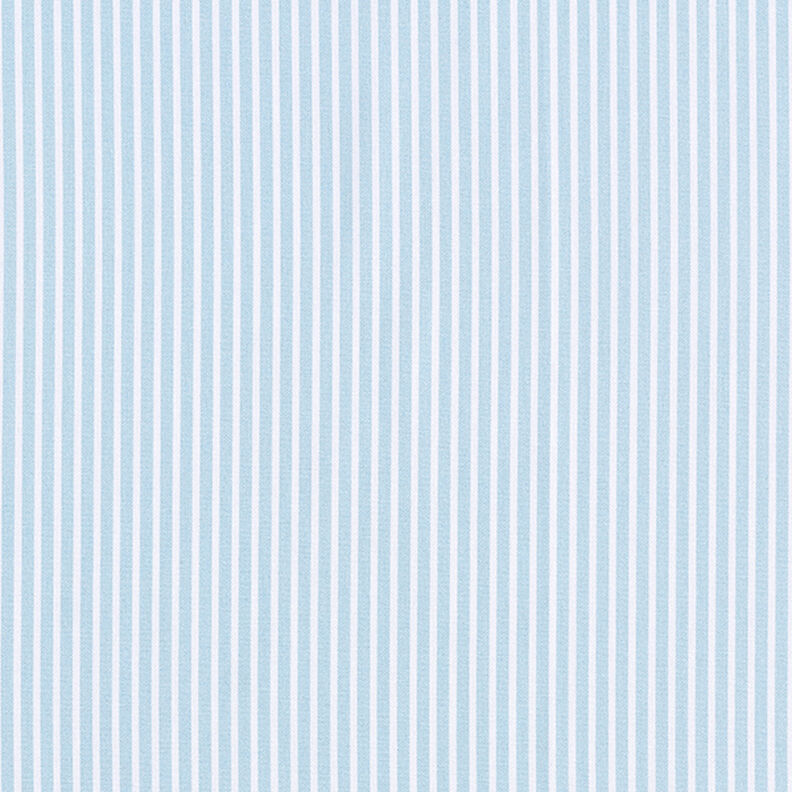 Popeline coton Rayures – bleu clair/blanc,  image number 1