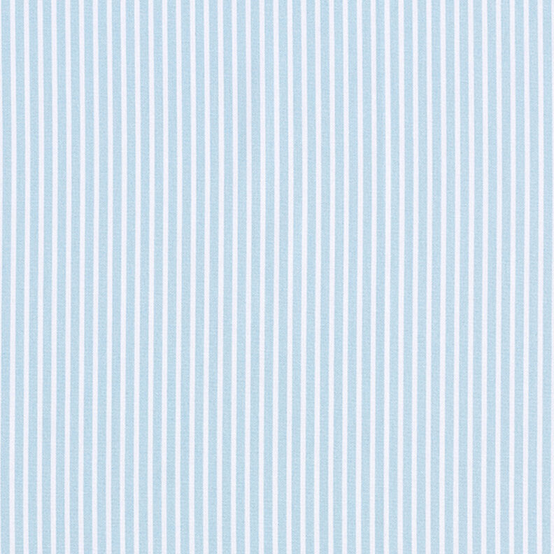 Popeline coton Rayures – bleu clair/blanc,  image number 1