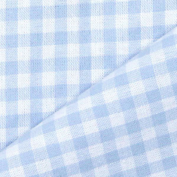 Tissu en coton Vichy - 0,5 cm – bleu bébé,  image number 3