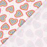 Jersey coton Cœurs colorés – écru,  thumbnail number 4