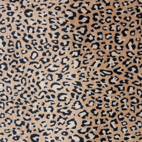 Polaire douillet Motif léopard – marron moyen, 
