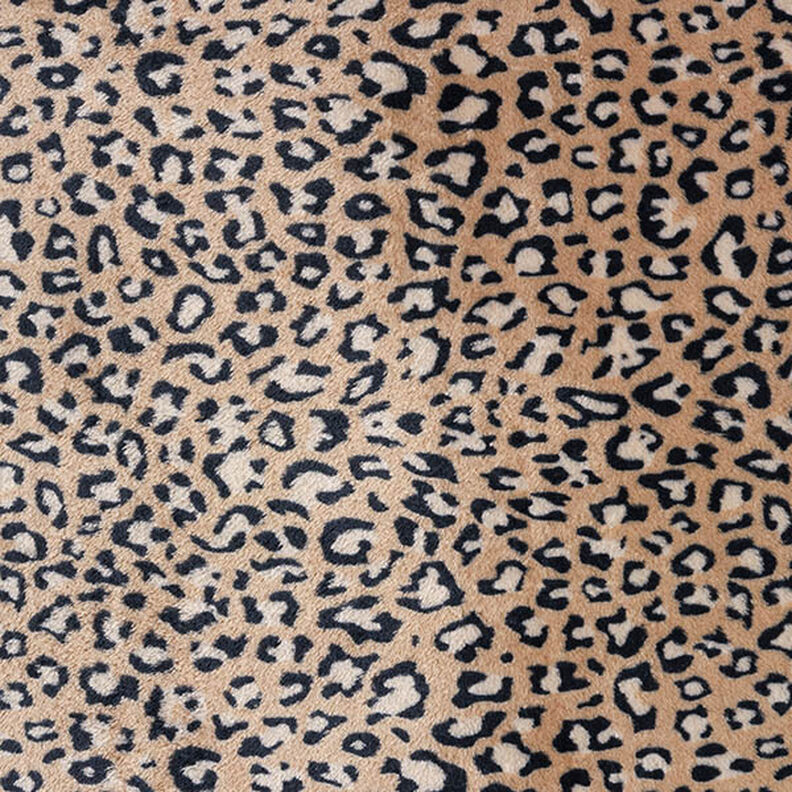 Polaire douillet Motif léopard – marron moyen, image number 1