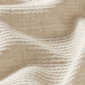 Tissu pour voilages Structure tissée 300 cm – beige clair, 