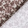 Popeline coton Mer de fleurs – taupe/marron,  thumbnail number 4