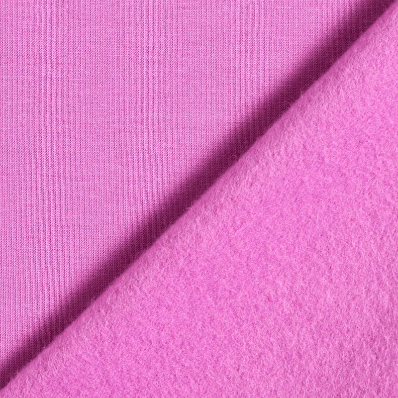 Molleton coton léger uni – lilas rouge,  image number 5