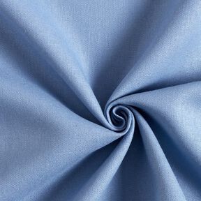 Pur lin lourd Uni – jean bleu clair, 