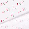 Tissu double gaze de coton Cerises aquarelle Impression numérique – blanc,  thumbnail number 4