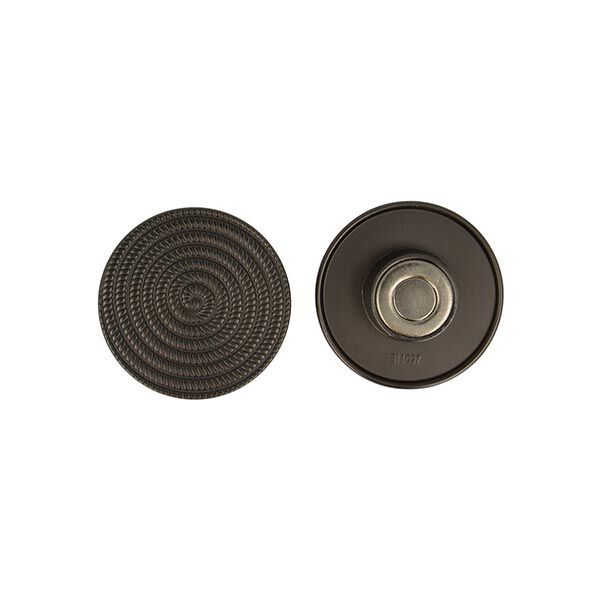 Embrasse à fermeture magnétique [Ø 4,5cm] – anthracite,  image number 1