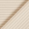 Tissu stretch à rayures horizontales élastique longitudinalement – beige,  thumbnail number 4