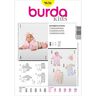 Coordonnés pour bébés : veste / pantalon / grenouillère, Burda 9636,  thumbnail number 1
