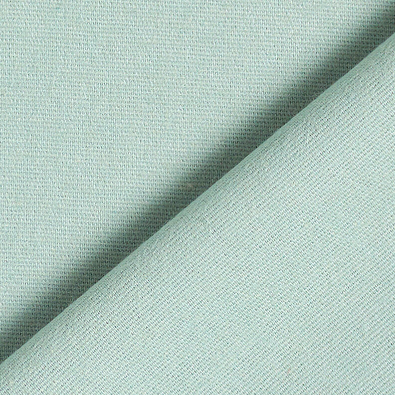 Flanelle coton Uni – menthe,  image number 4
