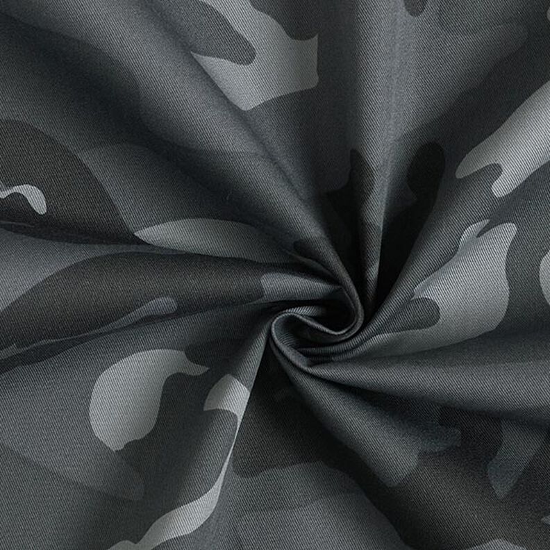 Tissu de pantalon Camouflage – anthracite,  image number 3
