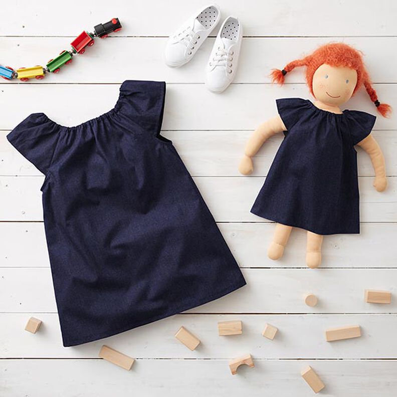 GOTS Popeline coton | Tula – bleu marine,  image number 6