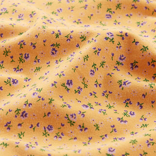 Jersey coton mille-fleurs – jaune soleil, 