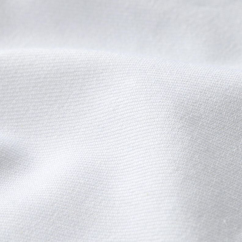 Denim de coton stretch mélangé moyen – blanc,  image number 2