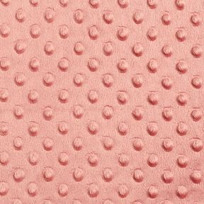 Polaire douillet points en relief – vieux rose, 