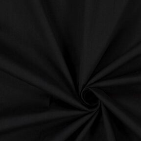 Popeline Stretch – noir, 