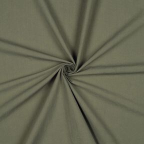 Tissu en coton Crinkle prélavé – olive foncé, 