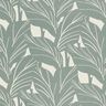 Tissu de décoration Panama Feuilles élégantes – roseau/nature,  thumbnail number 1