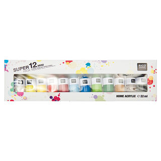 Home Acrylic Super Set [12 Pièces] | Rico Design, 