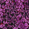 Viscose stretch impression numérique léopard – noir/lilas rouge,  thumbnail number 2