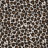 Tissu double gaze de coton Imprimé léopard – taupe clair/noir,  thumbnail number 1