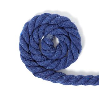Cordon en coton [Ø 14 mm] 19 - bleu, 
