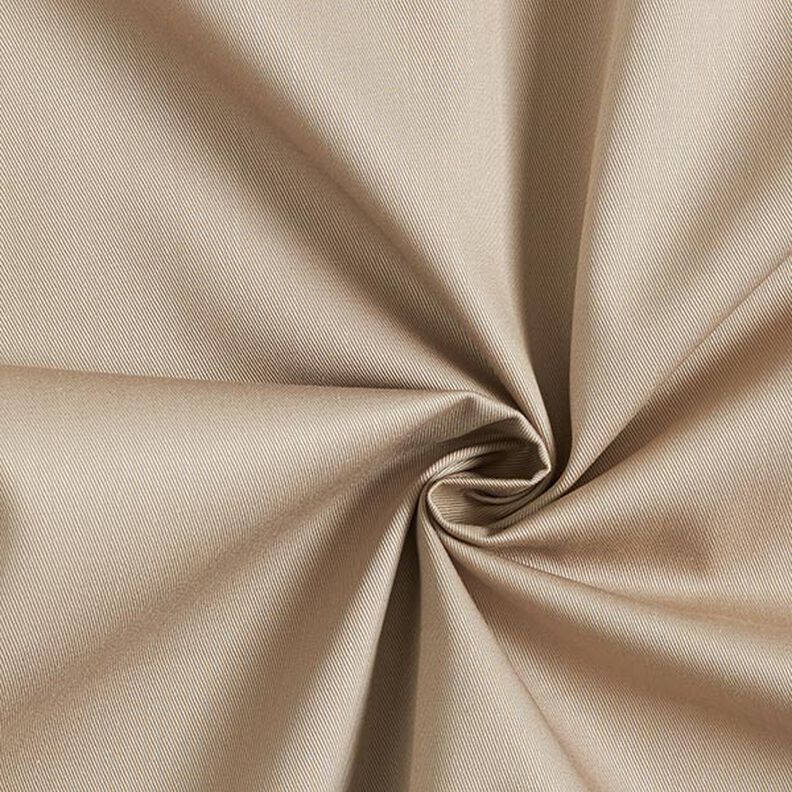 Sergé coton Uni – beige,  image number 1