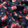 Sweatshirt gratté Chiens pompiers – bleu nuit,  thumbnail number 2
