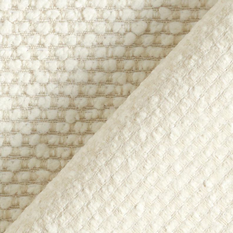 Tissu d’extérieur Aspect bouclé – crème,  image number 4
