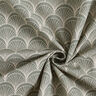 Tissu de décoration Semi-panama Éventails à nœud élégants – nature/roseau,  thumbnail number 3