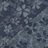 Denim mélange de coton fleurs – bleu jean,  thumbnail number 4