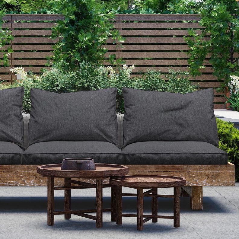 Tissu d’extérieur Aspect bouclé – bleu noir,  image number 6