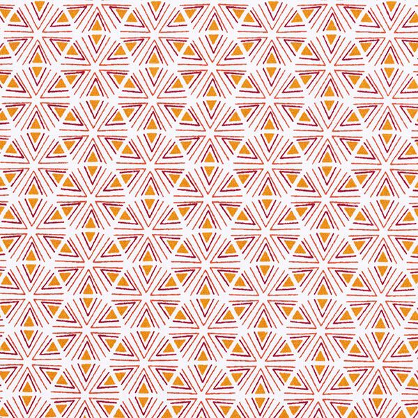 Tissu en coton Cretonne Formes géométriques – blanc/jaune curry,  image number 1