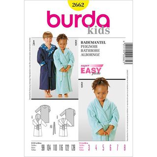 Peignoir, Burda 2662, 