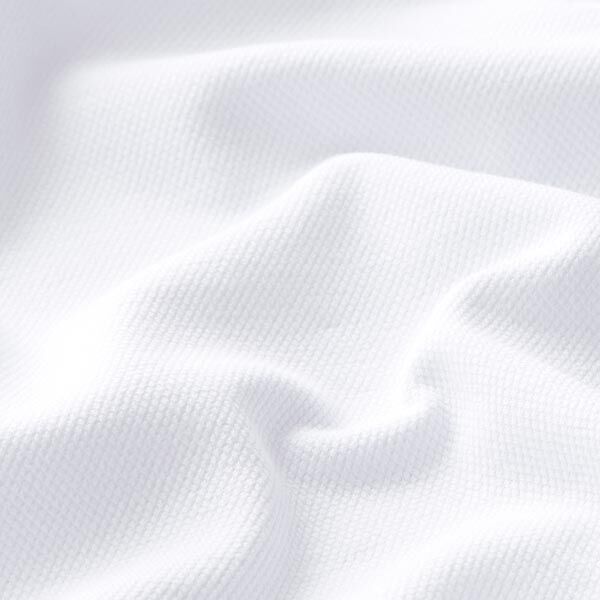 Jersey coton Piqué fin – blanc,  image number 2