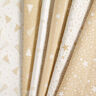 Tissu de décoration Jacquard Lurex Mer d'étoiles – beige clair/or,  thumbnail number 5