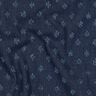 Mélange coton et denim dobby – bleu nuit,  thumbnail number 2