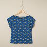 Jersey coton Caméléon – bleu jean/vert tilleul,  thumbnail number 7