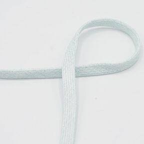 Cordon plat Sweat-shirt à capuche Lurex [8 mm] – menthe clair/argent métallisé, 