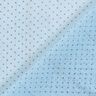 Mousseline Rayures et pois pailletés – bleu clair,  thumbnail number 4