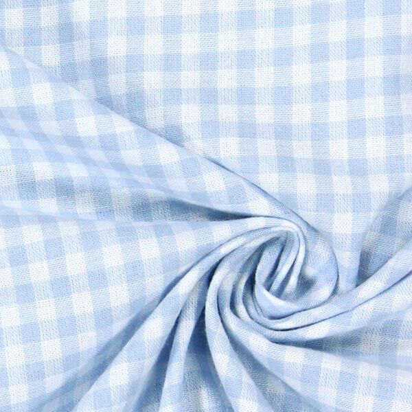 Tissu en coton Vichy - 0,5 cm – bleu bébé,  image number 2