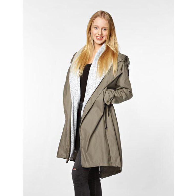 Satin de coton Stretch – beige foncé,  image number 4