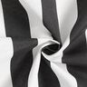 Tissu de décoration Canvas Rayures – noir/blanc,  thumbnail number 3