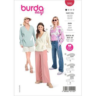 Veste  | Burda 5892 | 34-48, 
