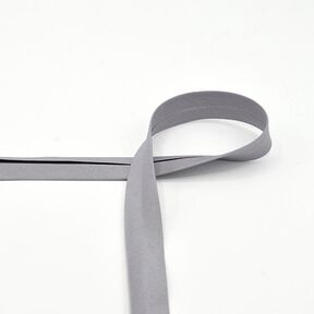 Biais en coton Popeline [20 mm] – gris éléphant, 